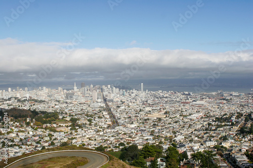 views from twin peaks in San Francisco