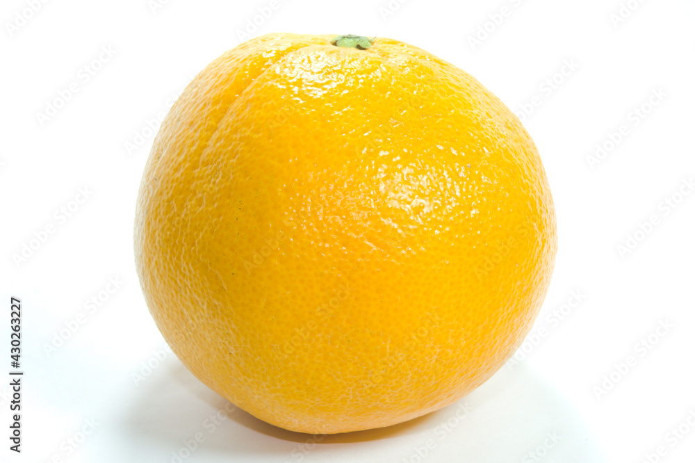 Whole orange with white background Whole orange with white background