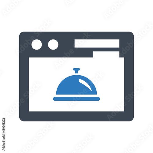 Online food order icon
