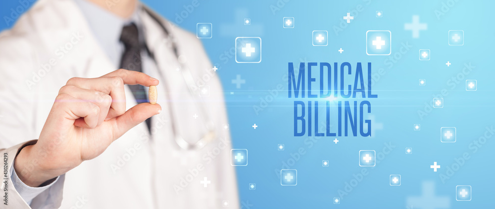Close-up of a doctor giving a pill Close-up of a doctor giving a pill