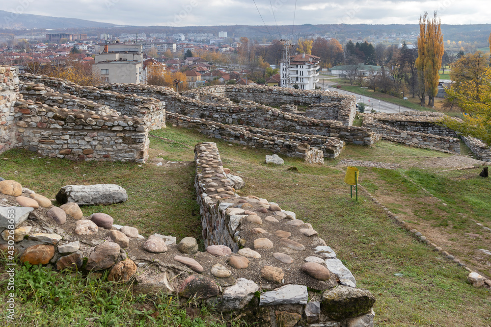 Ancient fortification Castra ad Montanensium in Montana, Bulgaria