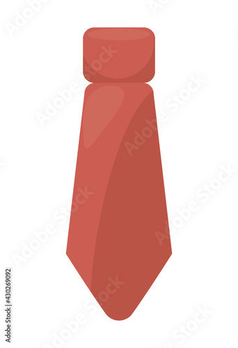 winered color necktie photo