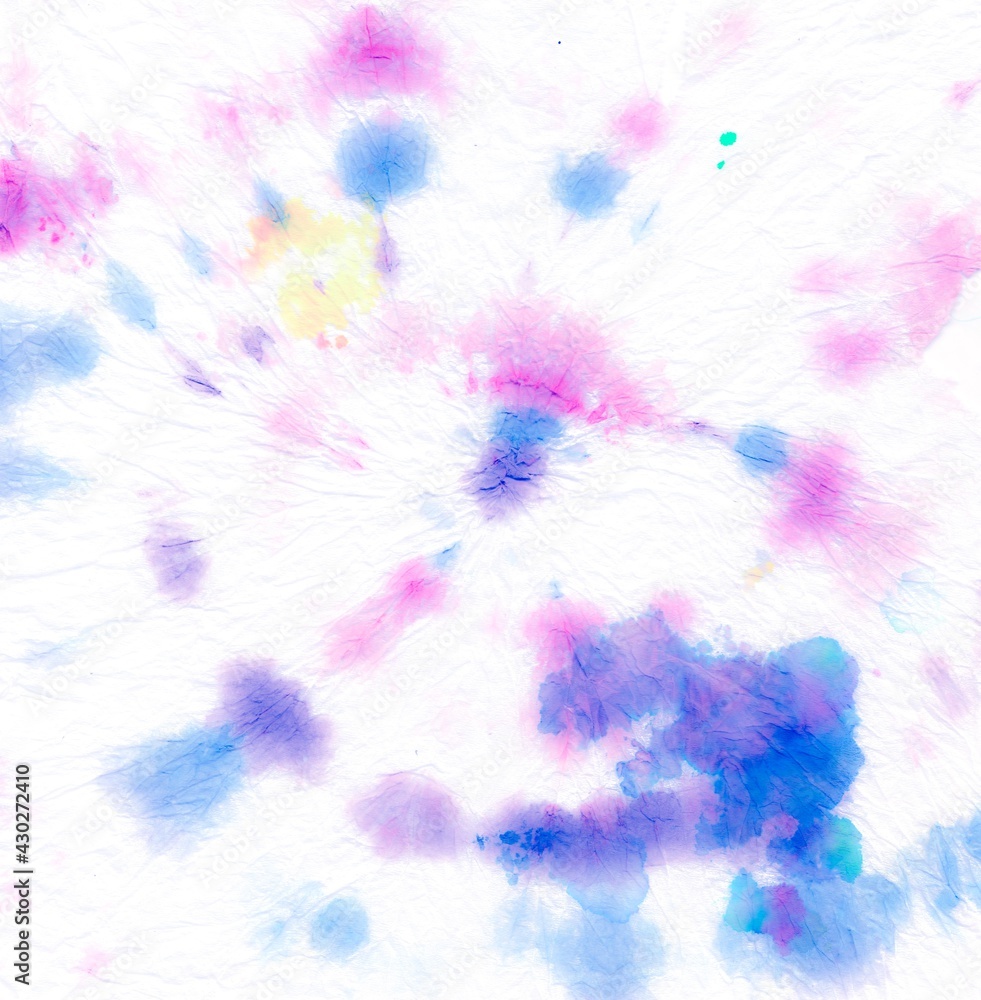 Galaxy Psychedelic Kaleidoscope. Dyed Swirl
