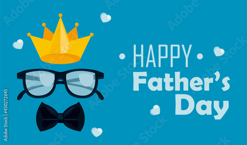 happy fathers day lettering