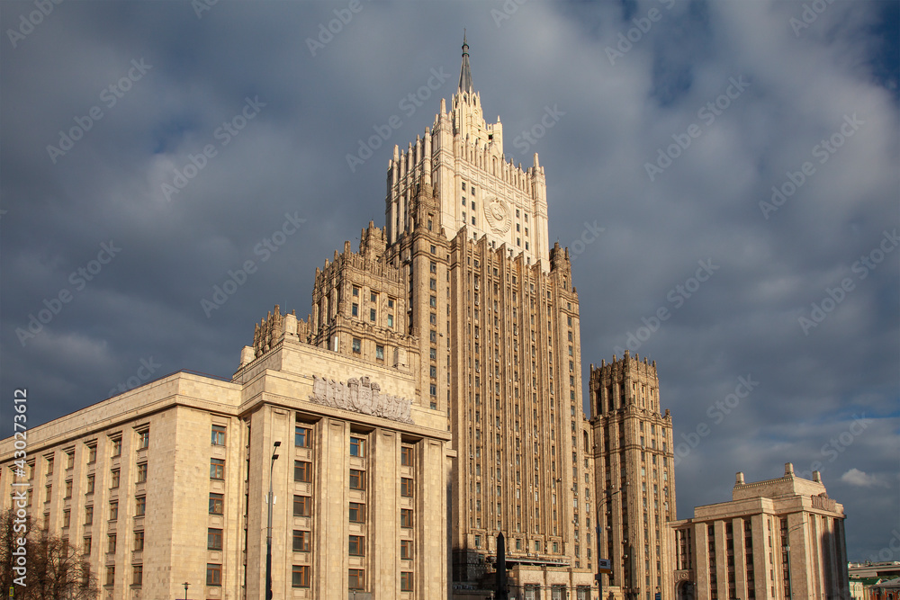 The building of the Ministry of Foreign Affairs of the Russian Federation The building of the Ministry of Foreign Affairs of the Russian Federation