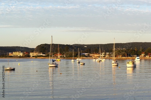 marina at night