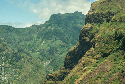 mountain formation, orography madeira island landscape