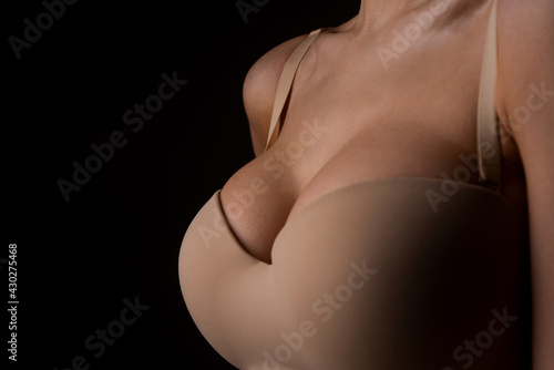 Canvas Print Women with large breasts
