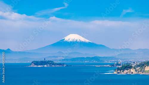 富士山と湘南海岸