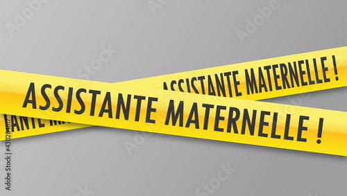 Logo assistante maternelle.