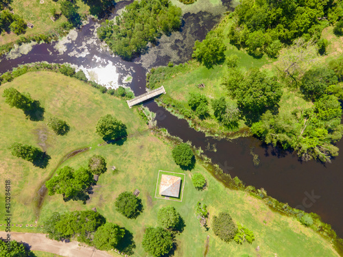 park drone photo