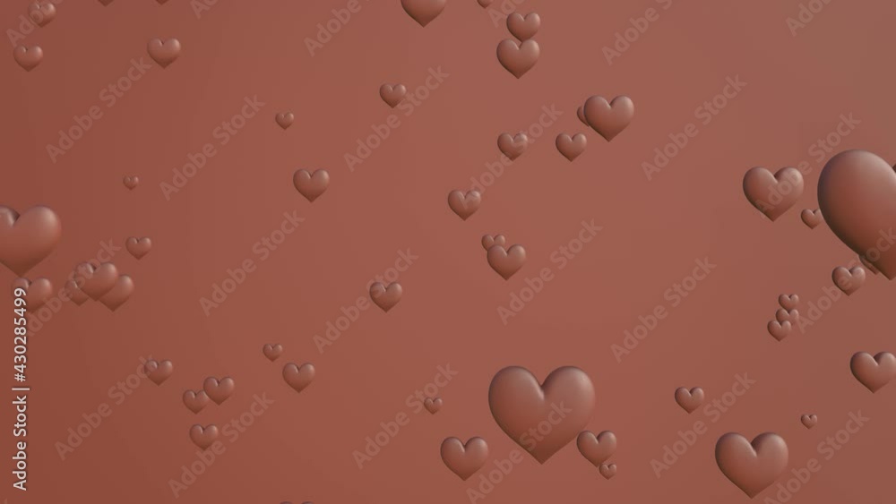 Brown hearts-shaped abstract animation.
On brown background.
Loopable confetti animation.
Brown hearts-shaped abstract animation.
On brown background.
Loopable confetti animation.