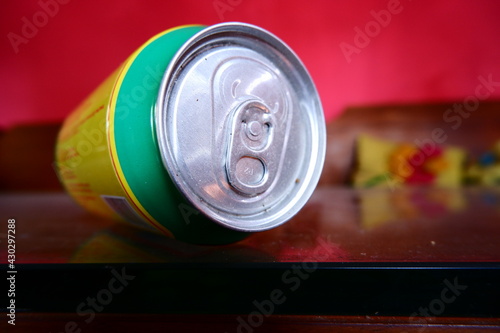 red and green bottle