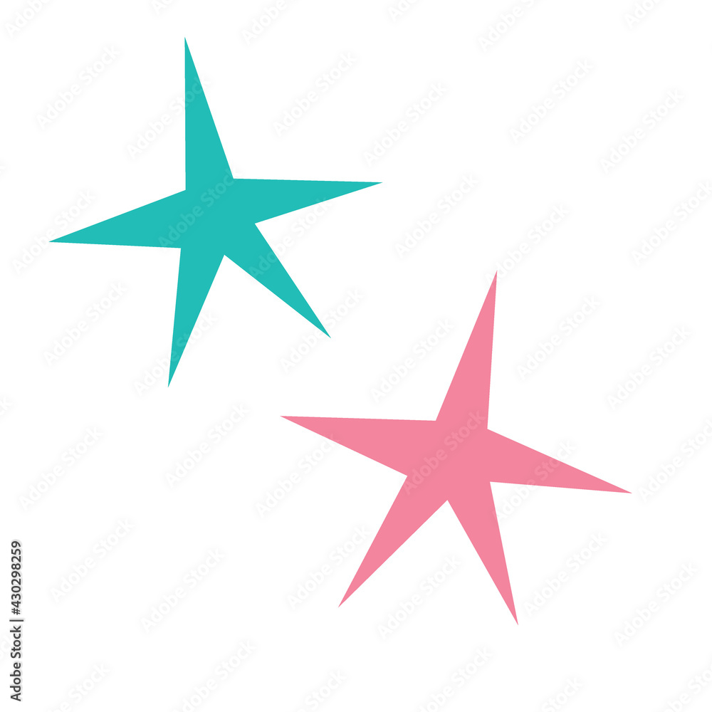 Starfish on an isolated background. A variety of popular underwater world. Starfish on an isolated background. A variety of popular underwater world.