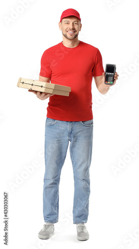 Courier of food delivery se...