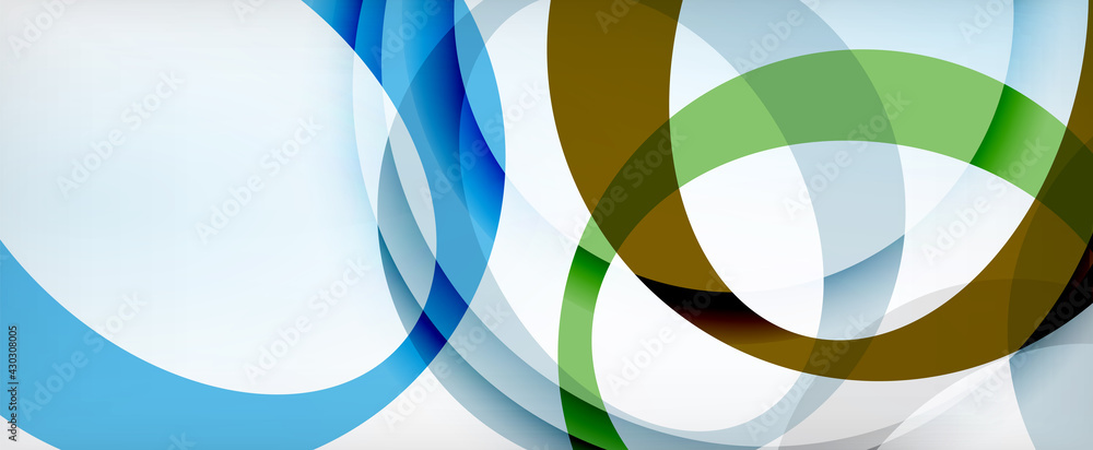 Ring geometric shapes, o letter repetition wallpaper. Abstract background for business or technology presentations, internet posters or web brochure covers Ring geometric shapes, o letter repetition wallpaper. Abstract background for business or technology presentations, internet posters or web brochure covers