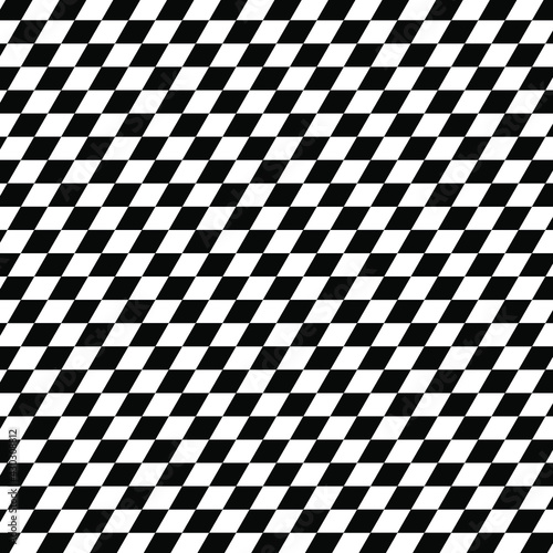 Illusion Abstract black and white pattern. Monochrome pattern. Optical illusion. Op art. 