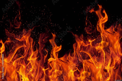 Fotografia, Obraz fire background