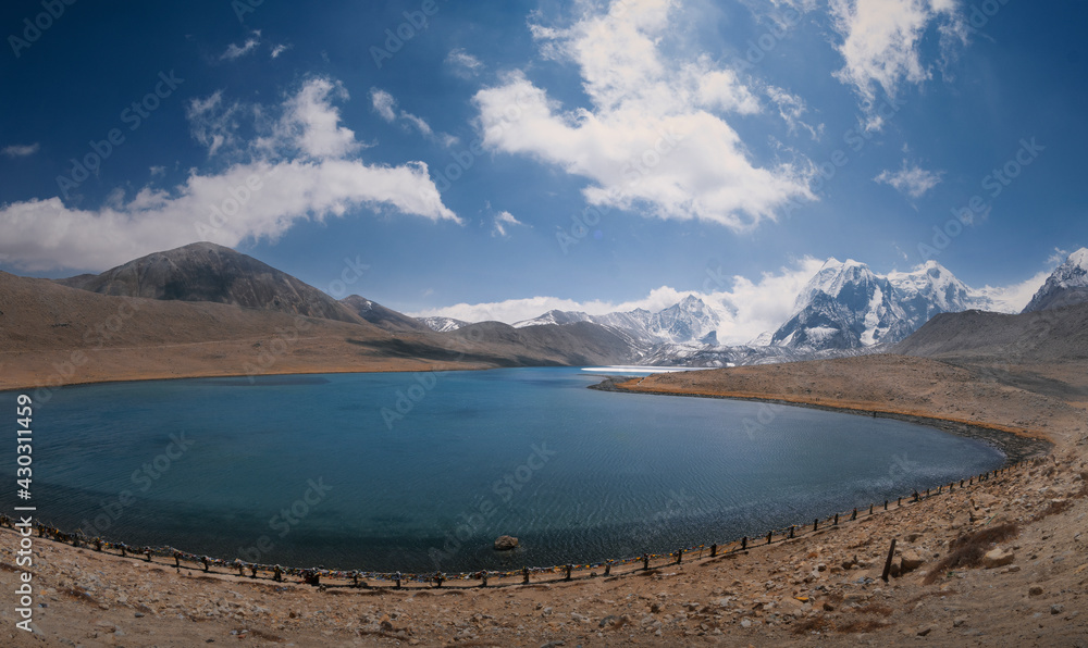 Gurudongmar Lake of North Sikkim is one of the highest lake in the world located at the height of 18,700 feet. It is known for its majestic beauty and several myth regarding it.   
