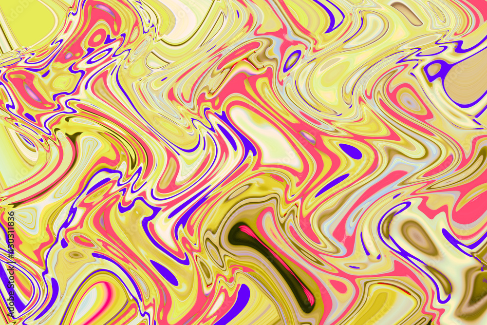 Abstract geometric background Vector. Fluid shapes composition. Gradient trendy style wallpaper
