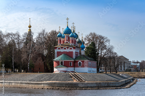 The Temple of Tsarevich Dmitry on the Blood in town of Uglich in Russia. Golden Ring of Russia. photo