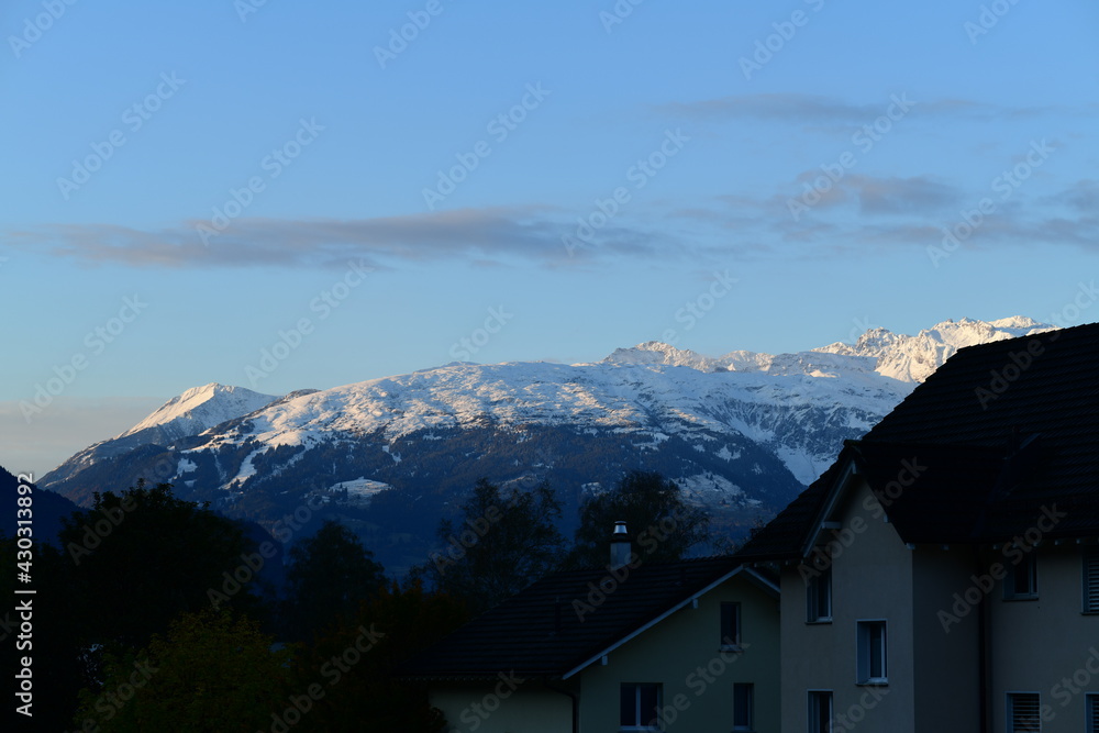 mountain village in the mountains