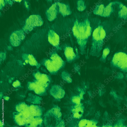 Circular Tie Dye. Artistic Psychedelic Background. Hippie Swirl Painting. Green Tie-Dye Dress. Art Batik Style. Abstract Color Print. Cool Circle Pattern. Spiral Kaleidoscope. Tie Dye Circular.