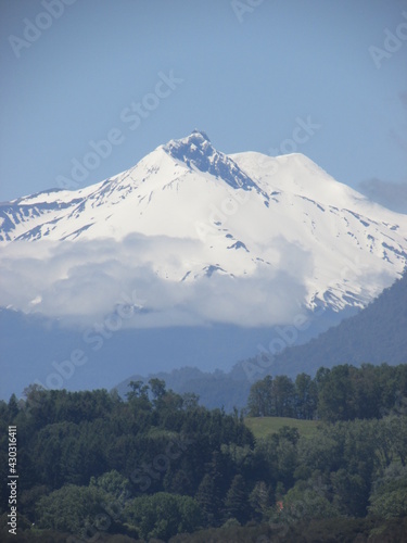 Volcán mocho choshuenco, Panguipulli, región de los Ríos, Chile  photo