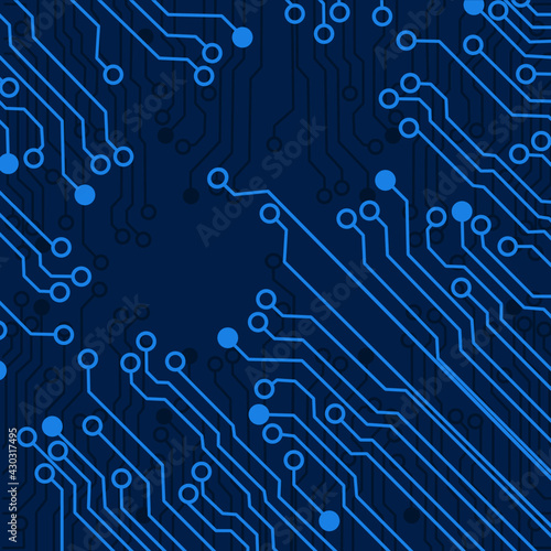 technology Circuit board background texture. vector illustration
