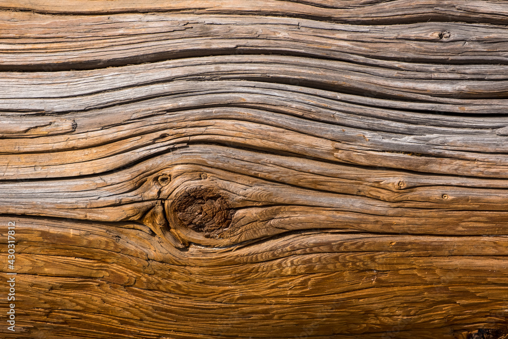 Texture of ancient cracked wooden log with a bough. Closeup natural background. Texture of ancient cracked wooden log with a bough. Closeup natural background.