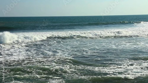 waves on the beach
