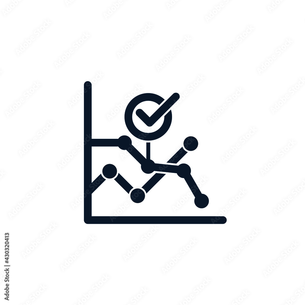 Coordinate system. The concept of analytics, start-up, planning, goal achievement, result forecast. Vector icon isolated on white background. Coordinate system. The concept of analytics, start-up, planning, goal achievement, result forecast. Vector icon isolated on white background.