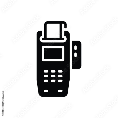 Black solid icon for acquire