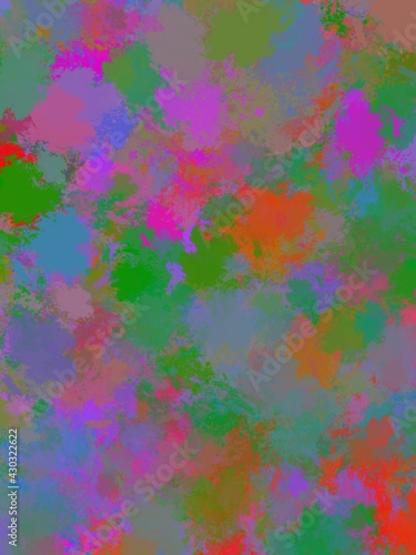 Modern art drawing painting. Abstract geometric pattern. Artistic sketch backdrop material. Chaos and random. Digital art illustration texture wallpaper. © Yuliia Art