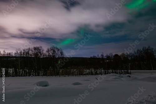Hunting for night lights in the Arctic
