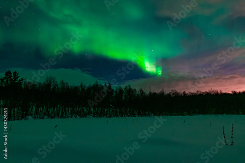 Hunting for night lights in the Arctic