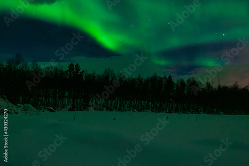 Hunting for night lights in the Arctic