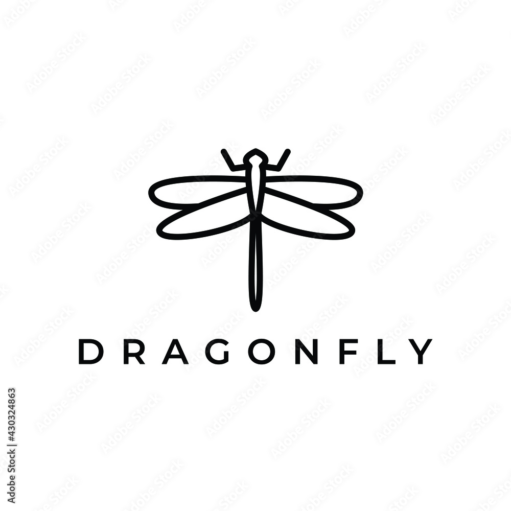 dragonfly line art logo vector flat minimalist dragonfly line art logo vector flat minimalist