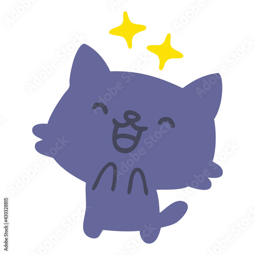 cute amazed cat