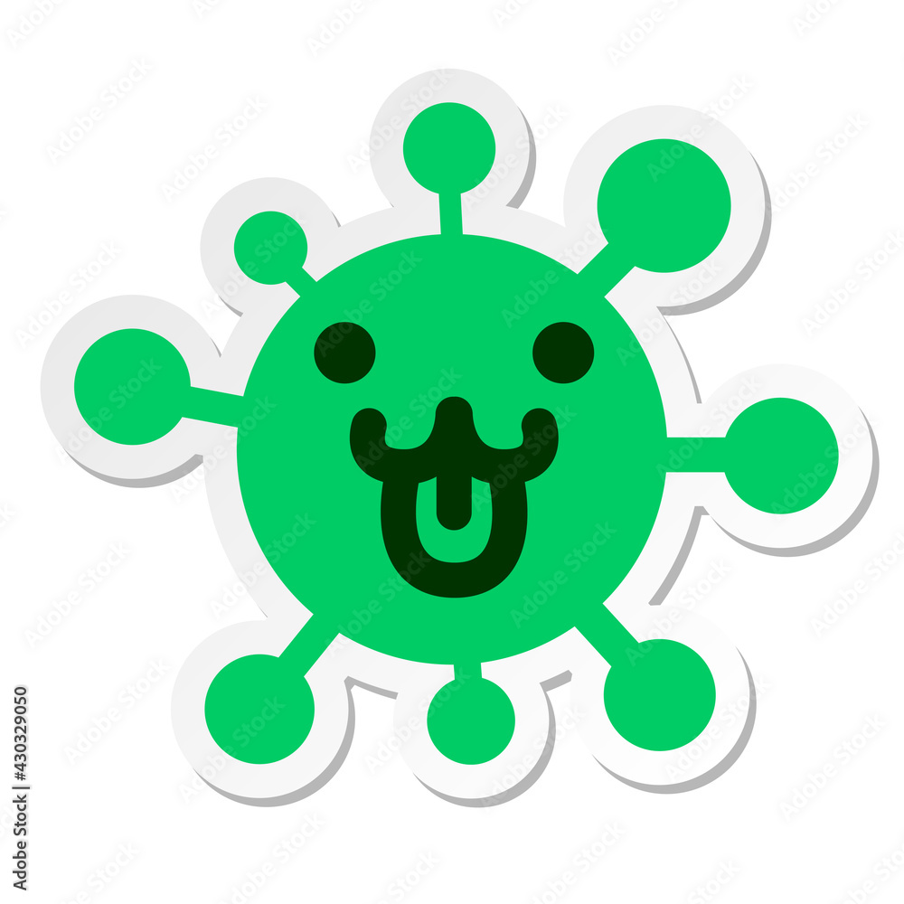 simple panting pet virus sticker simple panting pet virus sticker