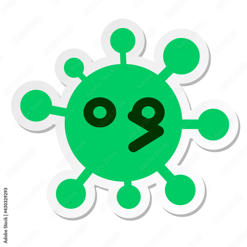 blank eyed bird virus sticker blank eyed bird virus sticker