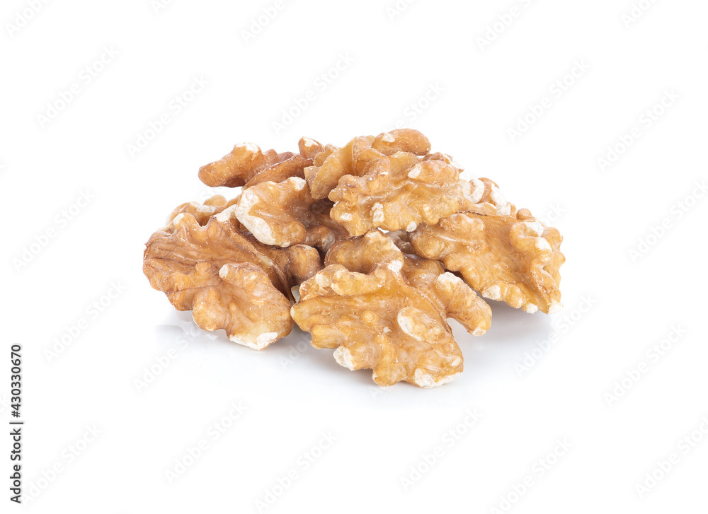 Walnuts isolated on white background Walnuts isolated on white background