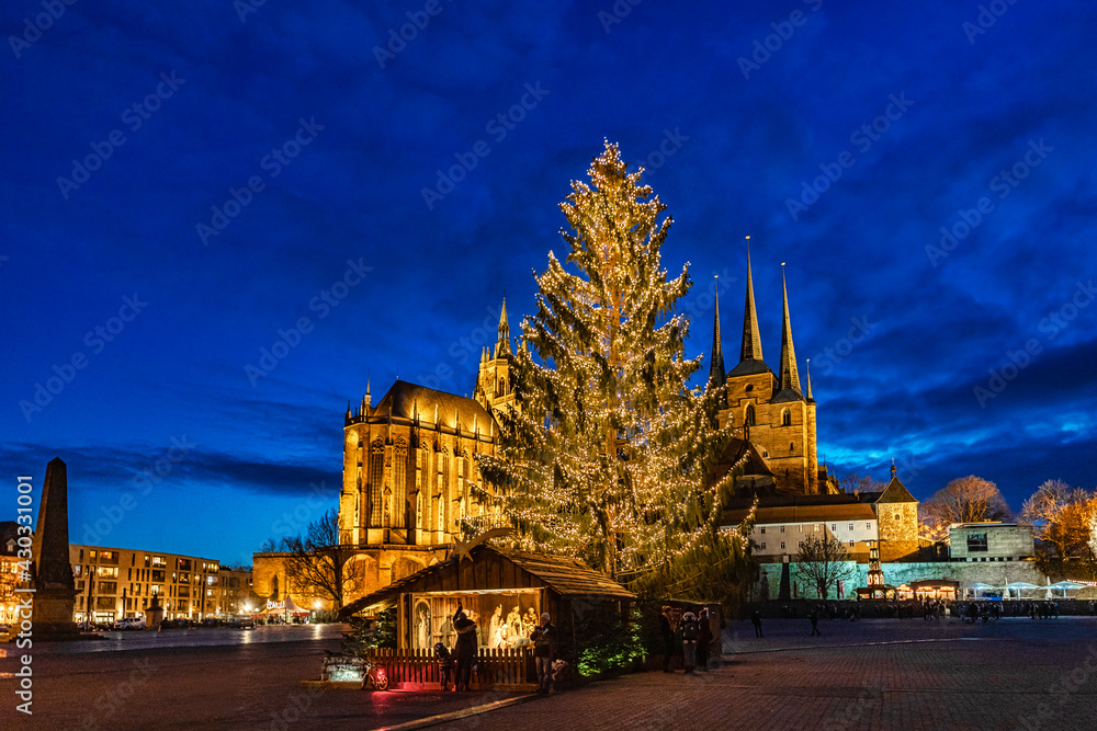 Erfurt - Weihnachtlicher Domplatz
