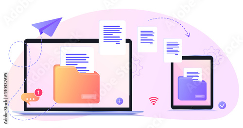 File transfer. Files transferred encrypted form. Program for remote connection between computer and the tablet. Full access to remote files and folders. Data Center concept based. 