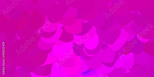 Dark pink vector template with abstract forms.
