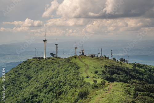 Windmills in Nairobi Town, Kenya