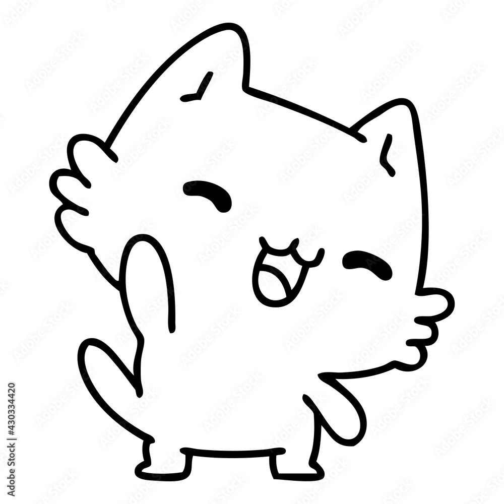 happy cartoon cat happy cartoon cat