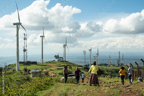 Windmills in Nairobi Town  Kenya