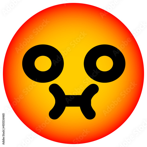 shy blank eyed circle