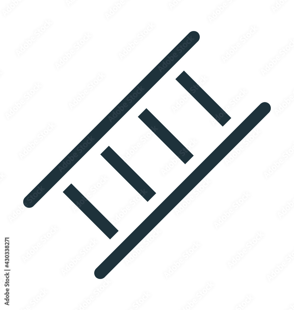 Construction Ladder Cool Vector Icon Construction Ladder Cool Vector Icon